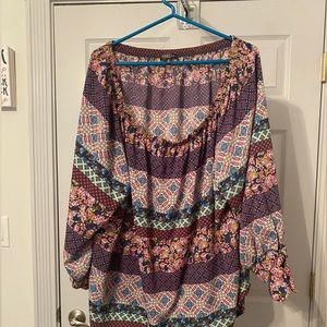 Hannah 3X Ladies blouse